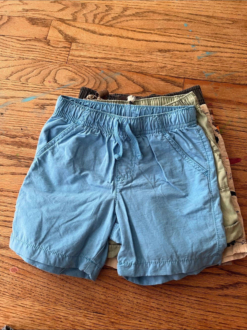 100% Cotton Elastic-Waist toddler boy 3T Shorts